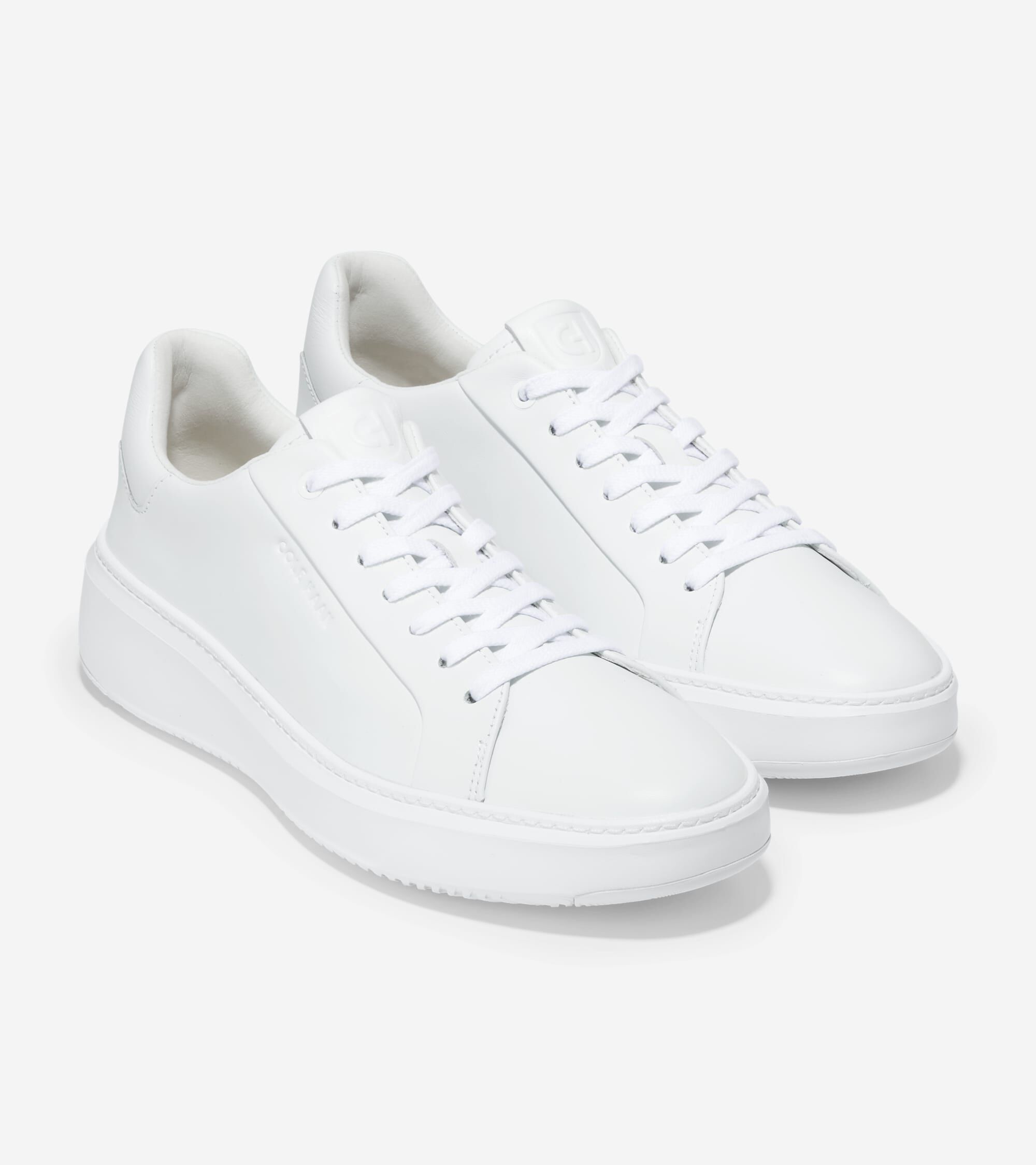 Cole haan white leather shoes shop